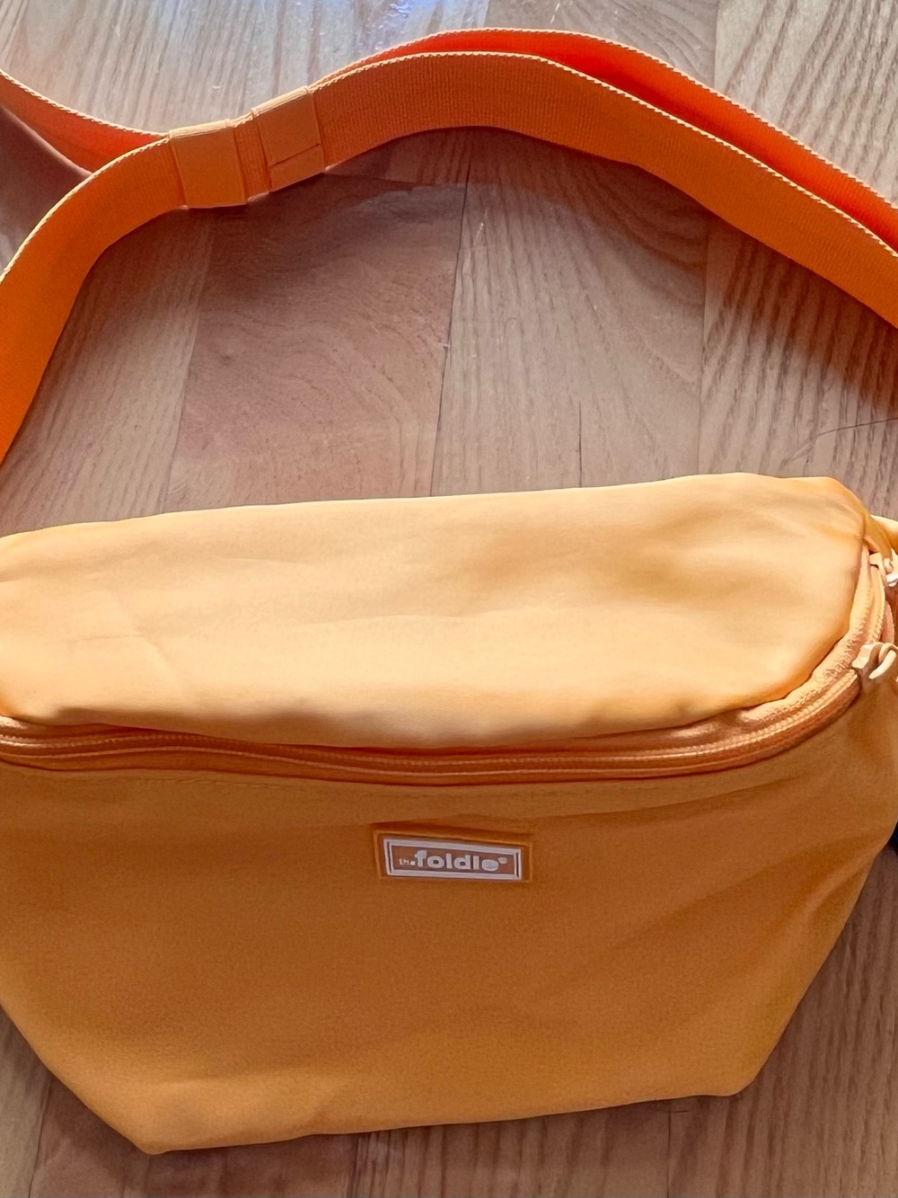 The Foldie Crossbody/Fanny Pack Anti-Theft RDIF Yellow Brand New